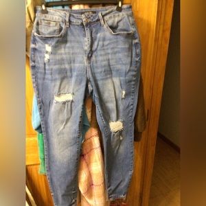 Judy Blue Rainbow Pocket Skinny Jeans 16w